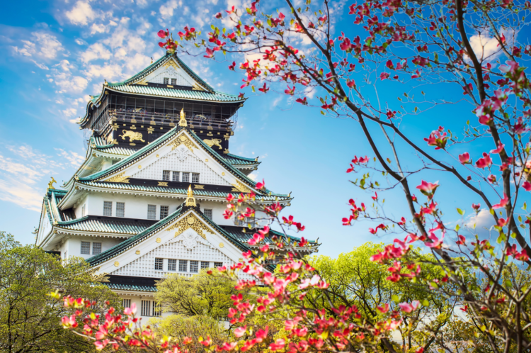 Các lâu đài Nhật Bản thiết kế theo lối kiến trúc thời chiến quốc