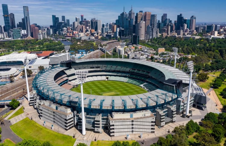 Sân vận động Melbourne Cricket Ground nổi tiếng thế giới