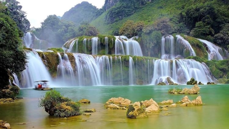 Thác Bản Giốc con thác lớn nhất Đông Bắc Việt Nam