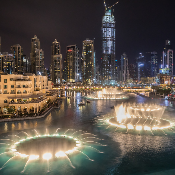 Đài phun nước Dubai Fountain biểu tượng của Dubai