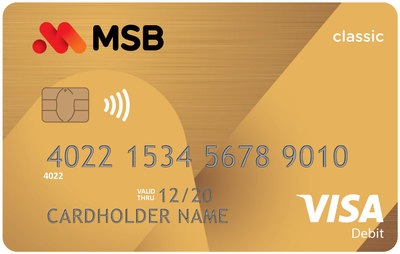 Thẻ Visa Classic MSB