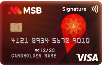 Thẻ Visa Signature MFirst MSB