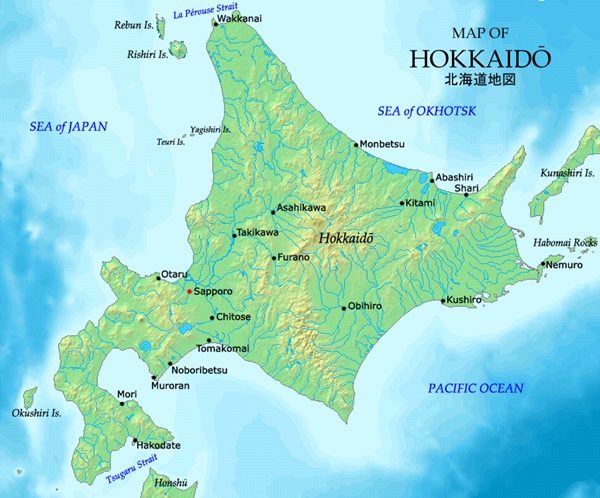 Mỗi vùng trên đảo Hokkaido sẽ có thời tiết khác nhau