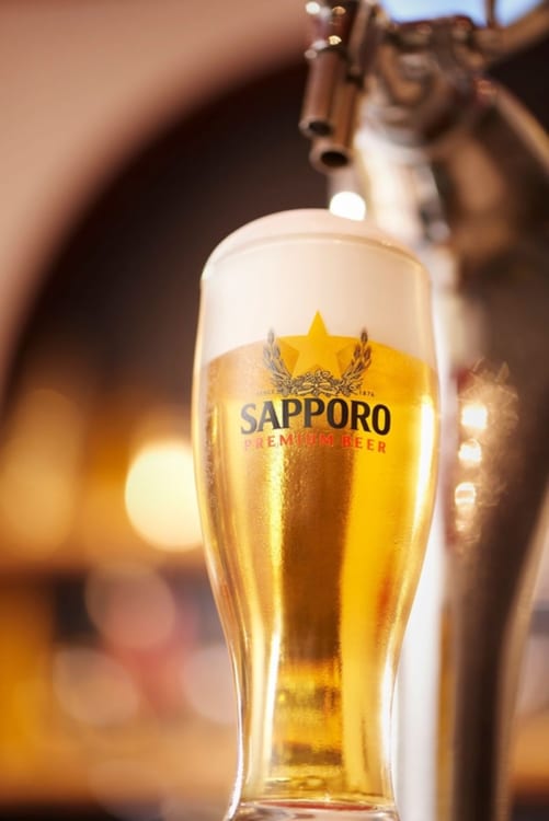Thưởng thức bia tươi tại bảo tàng bia Sapporo