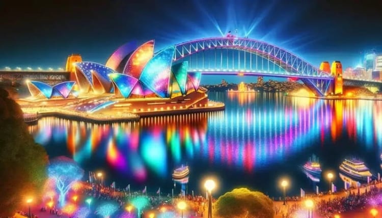 Lễ hội ánh sáng Vivid Sydney đầy cuốn hút