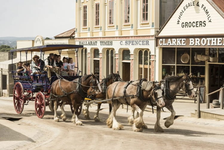 Quay về quá khứ đầy hoàng kim tại Sovereign Hill