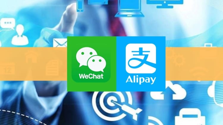 Alipay và Wechat là hai ứng dụng thanh toán giúp du khách linh hoạt tại Trung Quốc