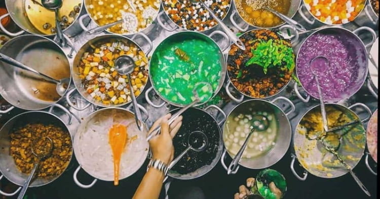 Thiên đường chè với nhiều món lạ miệng, màu sắc bắt mắt