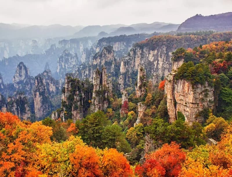 TRUNG QUỐC 6N5Đ | HÀ NỘI – TRƯƠNG GIA GIỚI – PHƯỢNG HOÀNG CỔ TRẤN – THIÊN TỬ SƠN – VŨ LĂNG NGUYÊN – HỒ BẢO PHONG