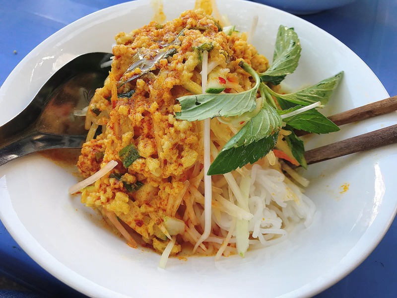 bún kèn là món ăn mang hương vị riêng của bắc đảo