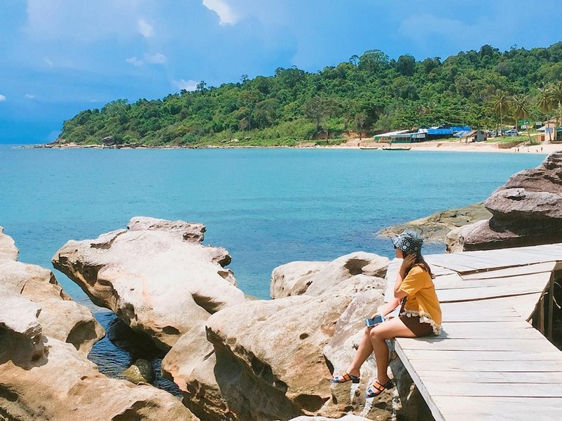 Mũi Gành Dầu là một trong các điểm du lịch Phú Quốc còn nhiều nét hoang sơ
