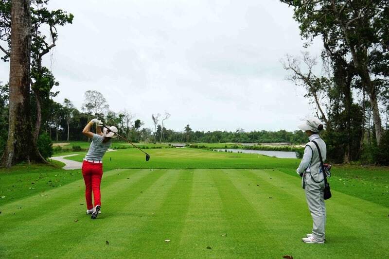 chơi golf tại vinpearl golf phú quốc ở bắc đảo