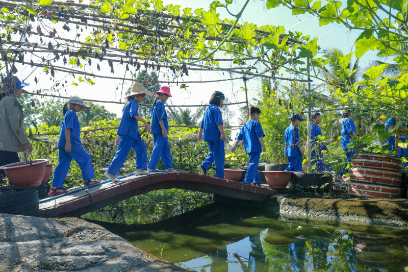 nông trại càng cua là một trong các trò chơi trong khu du lịch đại nam phù hợp cho gia đình