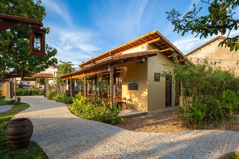 homestay tại làng lò với những căn nhà ngói đỏ truyền thống