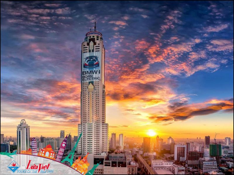 Baiyoke Sky Tower là tòa nhà cao nhất Thái Lan