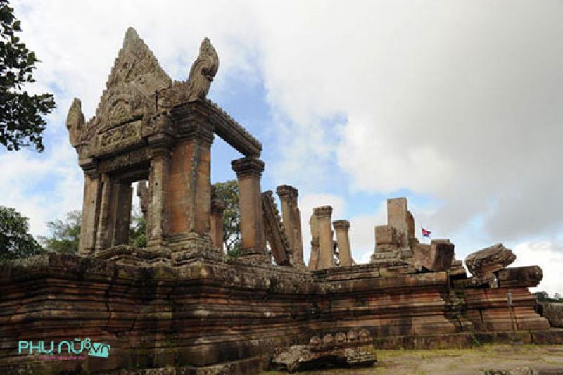Một góc đền Preah Vihear