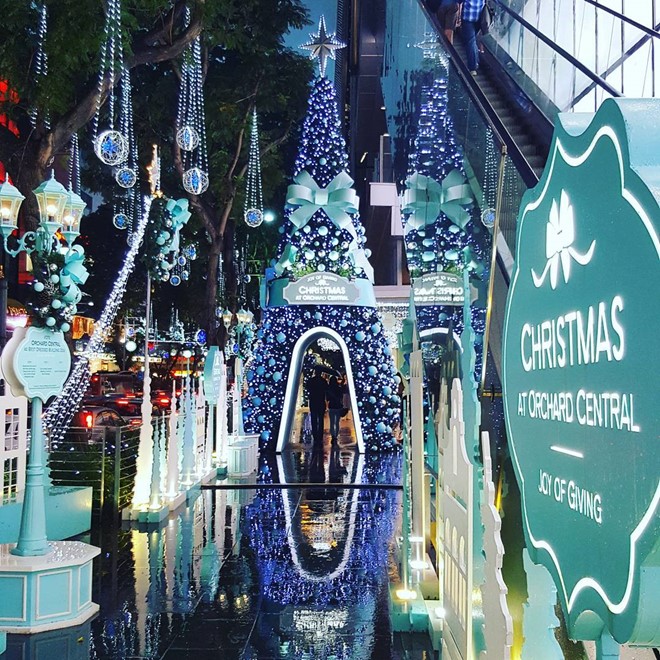 Giáng sinh Noel Singapore - Shopping mall