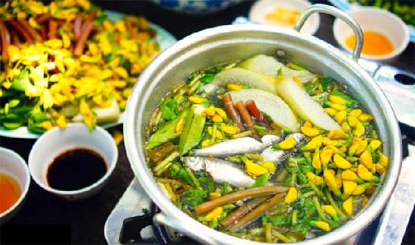 lẩu hoa điên điển