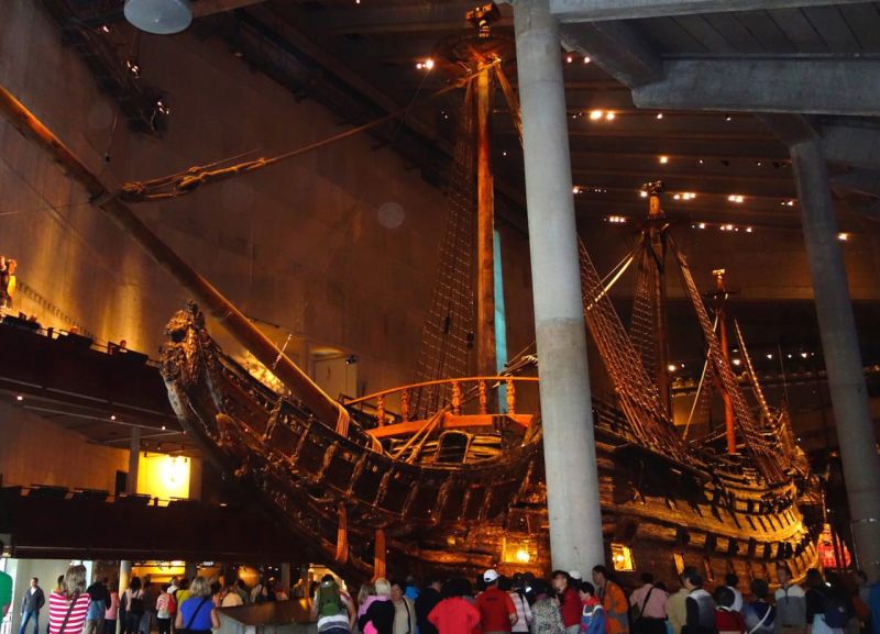 Bảo tàng Vasa museet trưng bày con tàu chiến Vasa